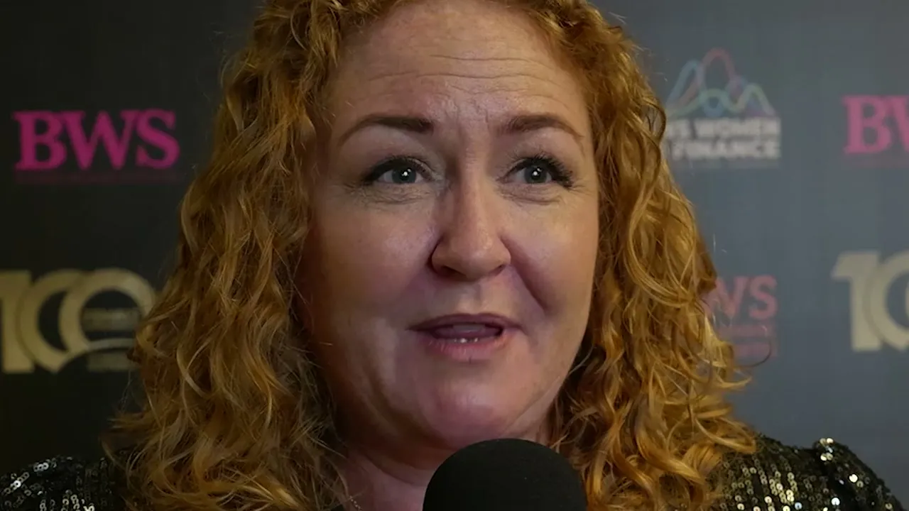 Business coach Yvonne Webb interviewed at the Business Women Scotland Awards 2025