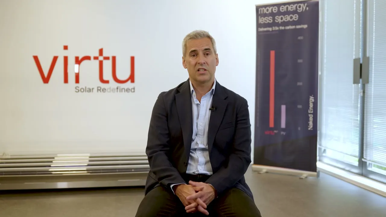Naked Energy founder Christophe Williams on camera for Great British Energy