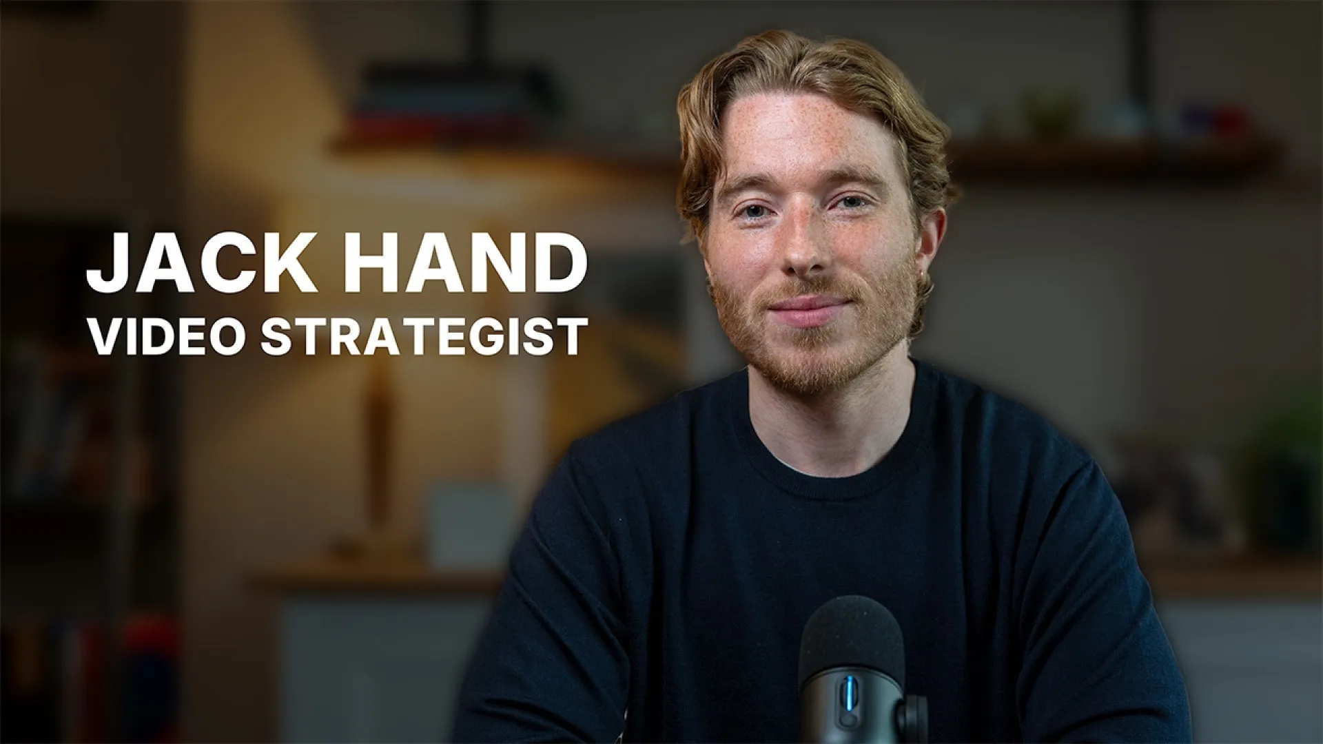 Jack from Steadyhand Productions introducing the company on camera