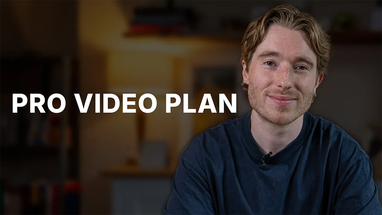 Jack from Steadyhand Productions explaining the Pro Video Plan on camera